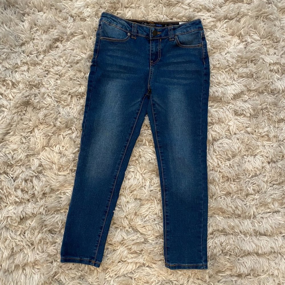Calvin Klein Girls Skinny Jeans Size 8
